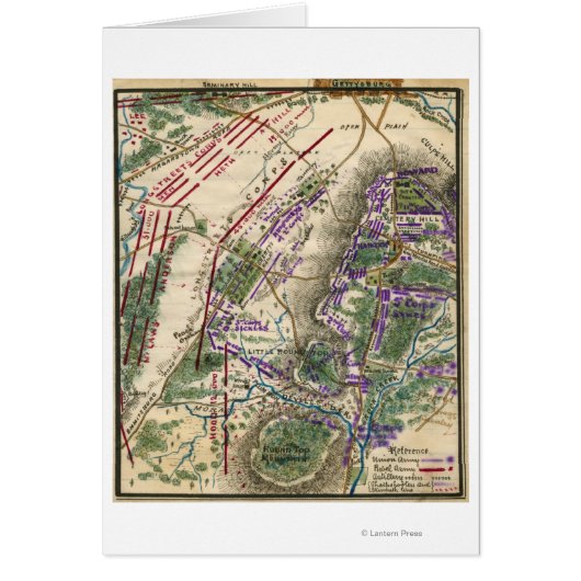 Battle of Gettysburg 8 Cards (Front)