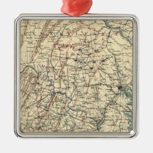 Battle of Gettysburg 9 Metal Ornament