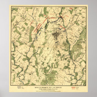 Battle of Gettysburg 9 Poster