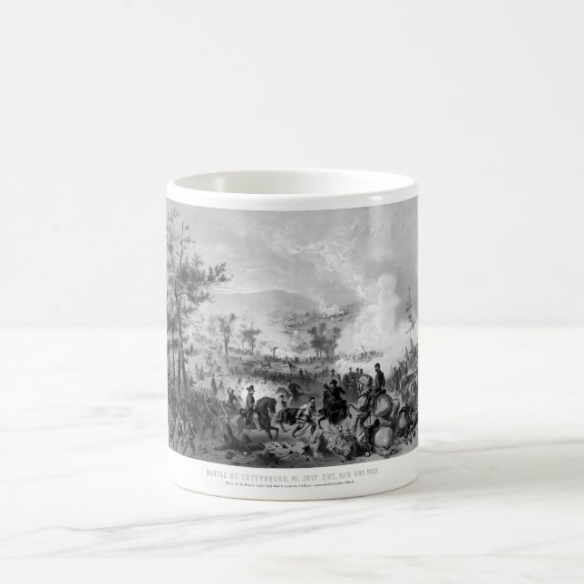 Battle of Gettysburg -- Civil War Coffee Mug (Center)