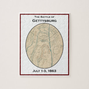 Battle of Gettysburg Map Puzzle