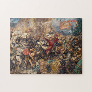 Battle of Grunwald (Medieval Military Scene) (War) Jigsaw Puzzle