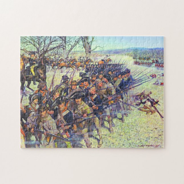Battle of Guilford Courthouse Charles McBarron Jigsaw Puzzle (Horizontal)