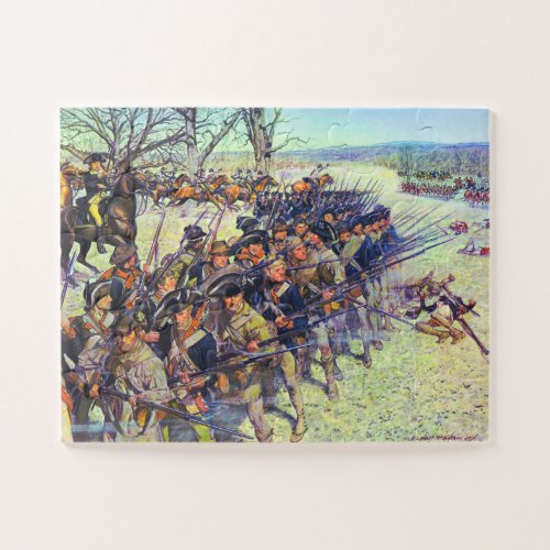 Battle of Guilford Courthouse Charles McBarron Jigsaw Puzzle