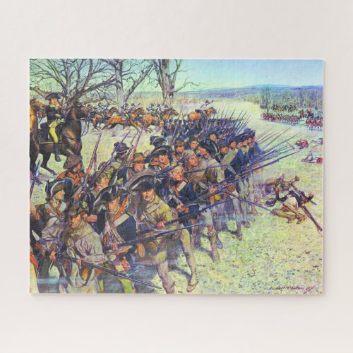 Battle of Guilford Courthouse Charles McBarron Jigsaw Puzzle