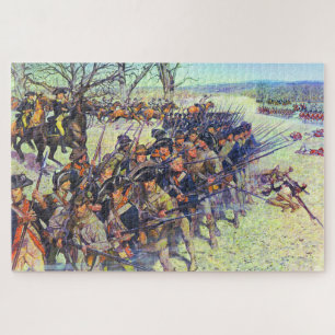 Battle of Guilford Courthouse Charles McBarron Jigsaw Puzzle