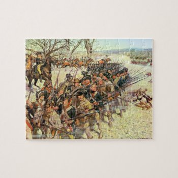 Battle Of Guiliford Courthouse Jigsaw Puzzle by Brookelorren at Zazzle