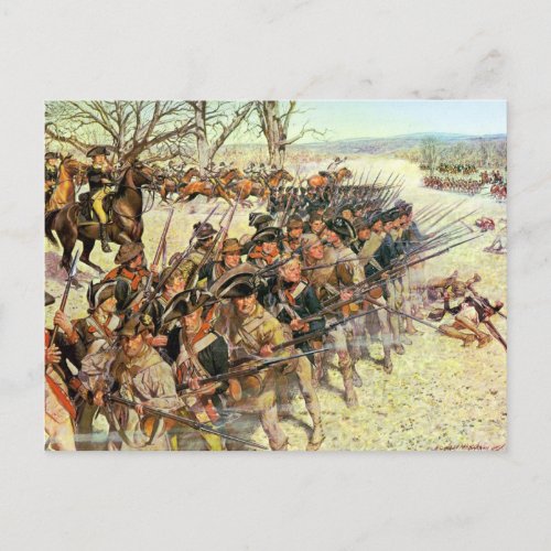 Battle of Guiliford Courthouse Postcard