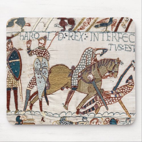 Battle of Hastings_ Bayeux Tapestry King Harold Mouse Pad