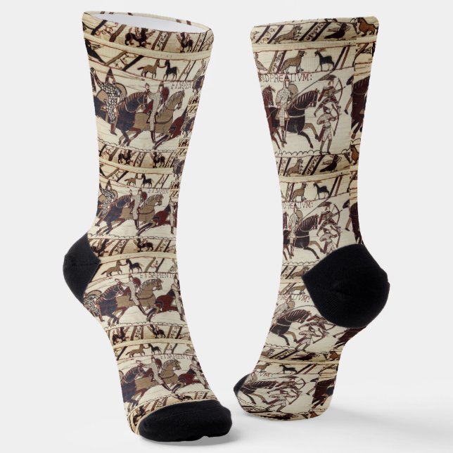 Battle of Hastings - Norman knights Socks (Angled)