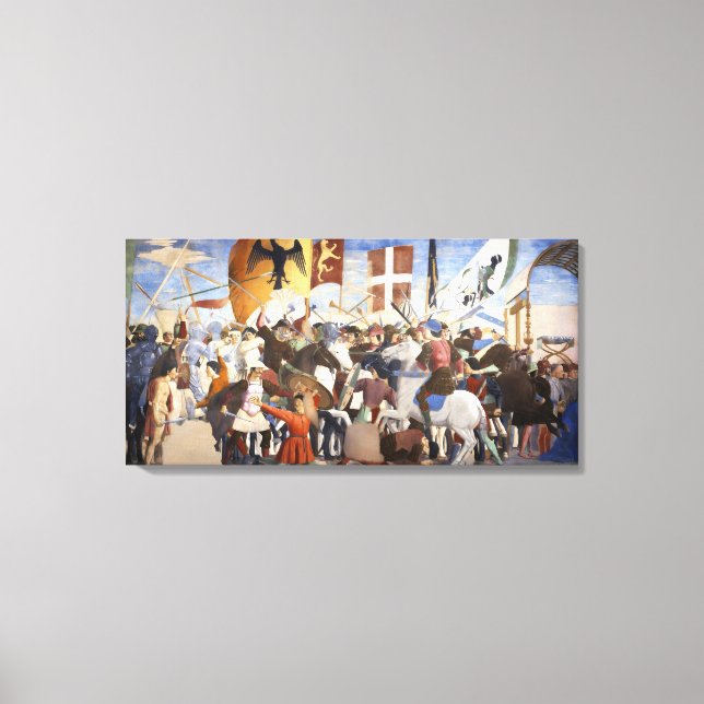 BATTLE OF HERACLIUS by Piero Della Francesca Canvas Print (Front)