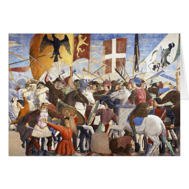 BATTLE OF HERACLIUS by Piero Della Francesca Cards (Front Horizontal)