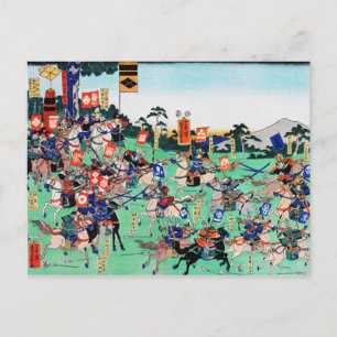 Battle of Kawanakajima, Ukiyo-e Postcard