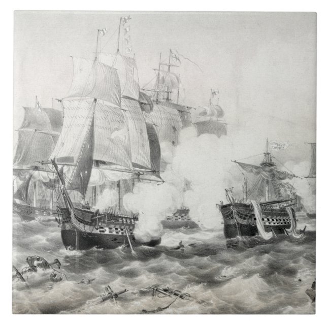 Battle of Lake Erie Ceramic Tile (Front)
