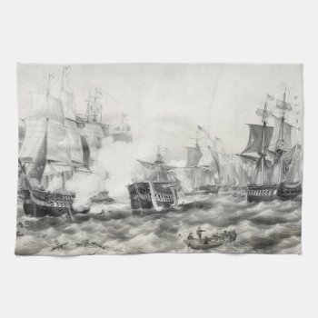 Battle Of Lake Erie Kitchen Towel by vintageworks at Zazzle
