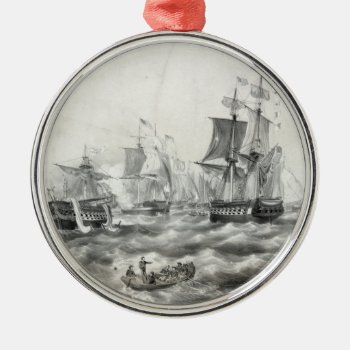 Battle Of Lake Erie Metal Ornament by vintageworks at Zazzle