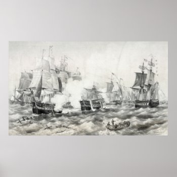 Battle Of Lake Erie Poster by vintageworks at Zazzle