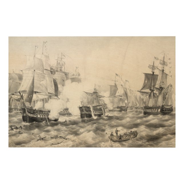 Battle of Lake Erie Wood Wall Decor (Front)