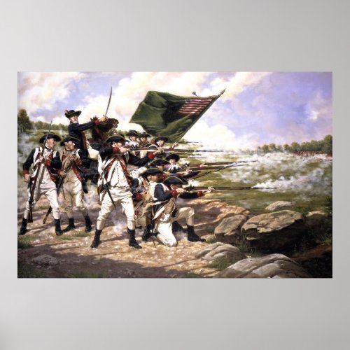 Battle of Long Island by Domenick DAndrea Print