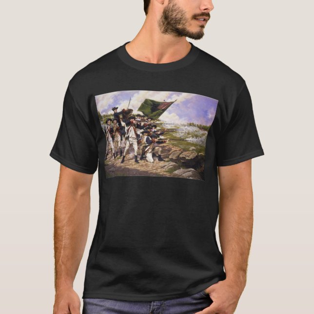 Battle of Long Island by Domenick D'Andrea T-Shirt (Front)