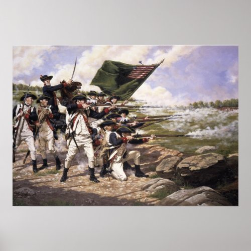 Battle of Long Island Canvas Art Print