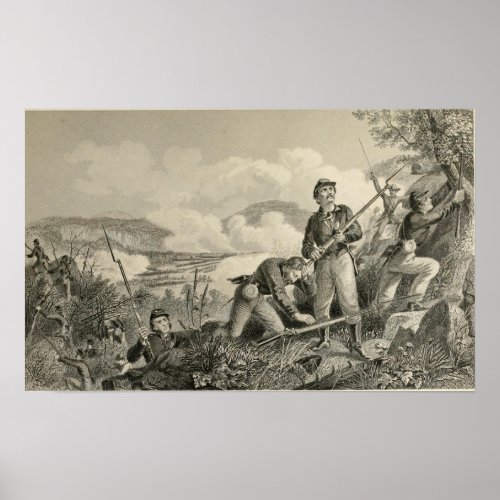 Battle of Missionary Ridge Poster