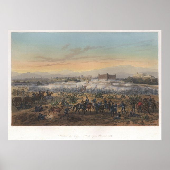 Battle of Molino del Rey Poster (Front)