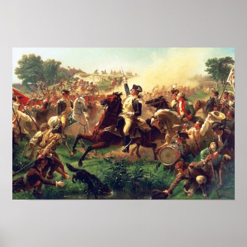 Battle of Monmouth by Emanuel Leutze Poster