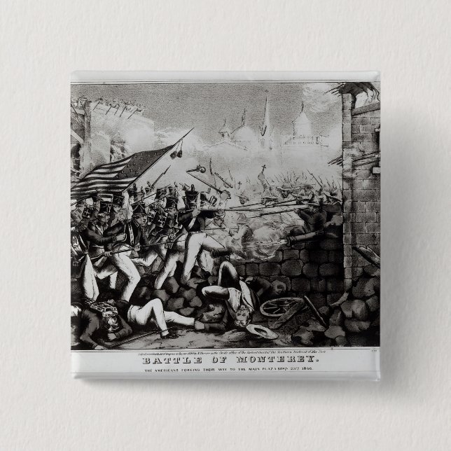 Battle of Monterey Pinback Button (Front)