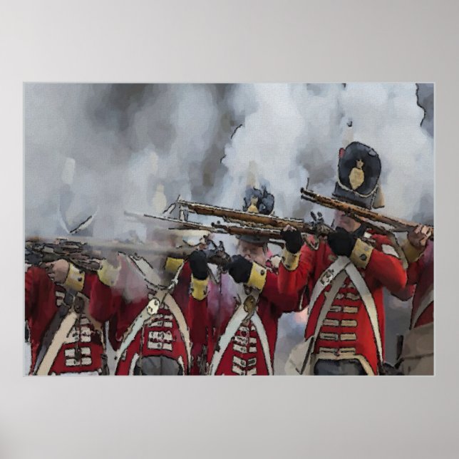 Battle of New Orleans, British Line Poster (Front)