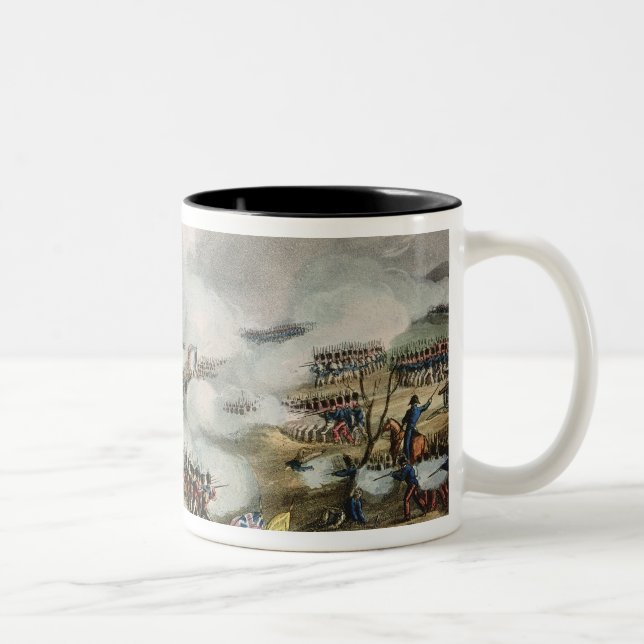 Battle of Nivelle,engraved by Thomas Two-Tone Coffee Mug (Right)