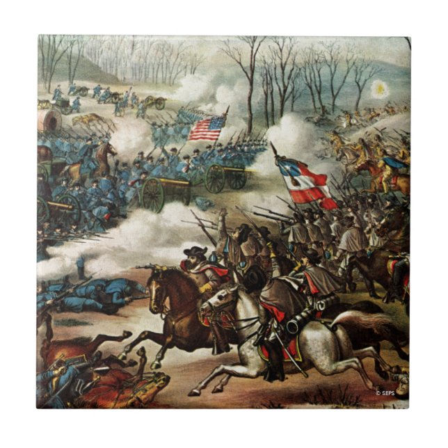 Battle of Pea Ridge Ceramic Tile (Front)