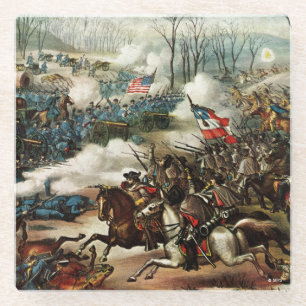 Battle of Pea Ridge Glass Coaster