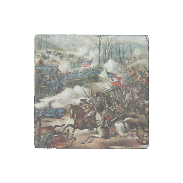 Battle of Pea Ridge Stone Magnet (Front)