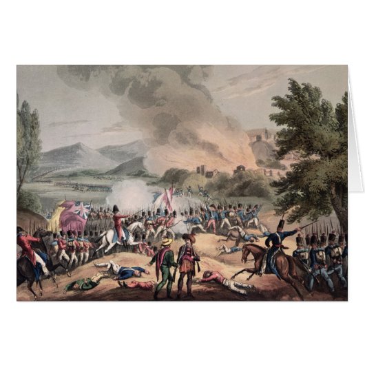 Battle of Pombal, engraved by Thomas Sutherland Cards (Front Horizontal)