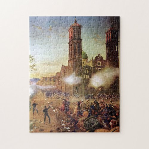 Battle of Puebla Mexican History Jigsaw Puzzle