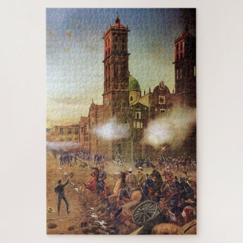 Battle of Puebla Mexican History Jigsaw Puzzle
