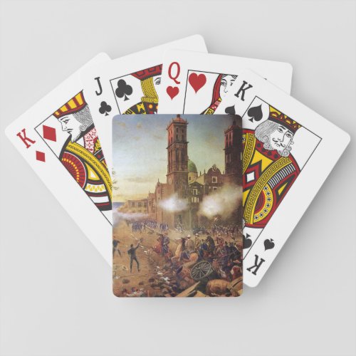 Battle of Puebla Mexican History Playing Cards