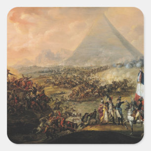 Battle of Pyramids, 21 July 1798 Square Sticker