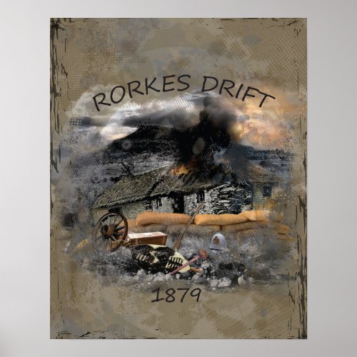Battle Of  Rorkes Drift 1879 Poster