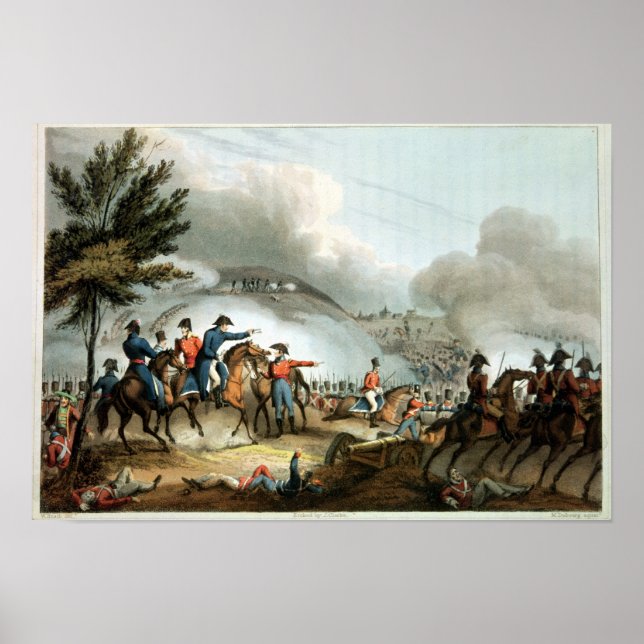 Battle of Salamanca,etched by J. Clarke Poster (Front)