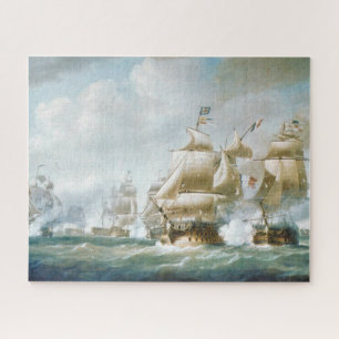 Battle of Santo Domingo 1800s Jigsaw Puzzle