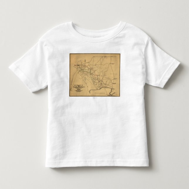 Battle of Shiloh - Civil War Panoramic Map 2 Toddler T-shirt (Front)