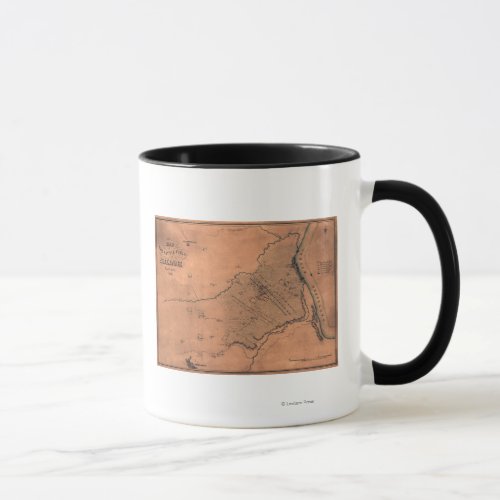 Battle of Shiloh _ Civil War Panoramic Map 5 Mug