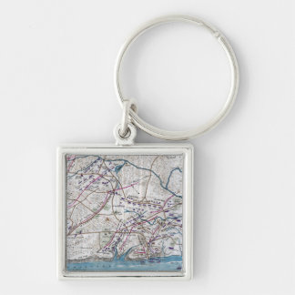 Battle of Shiloh - Civil War Panoramic Map Keychain