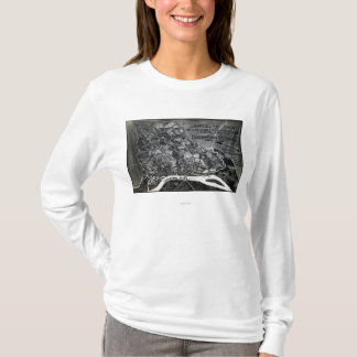 Battle of Shiloh - Civil War Panoramic Map T-Shirt