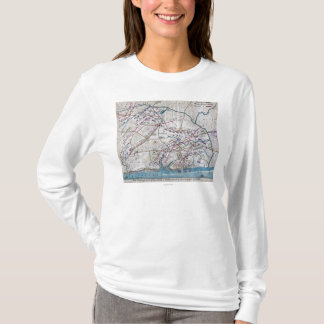 Battle of Shiloh - Civil War Panoramic Map T-Shirt