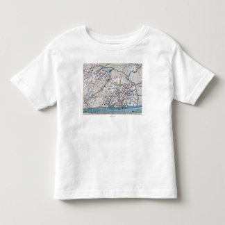 Battle of Shiloh - Civil War Panoramic Map Toddler T-shirt