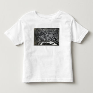 Battle of Shiloh - Civil War Panoramic Map Toddler T-shirt