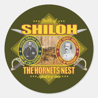 Battle of Shiloh Classic Round Sticker